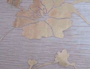 Silk laminated glass